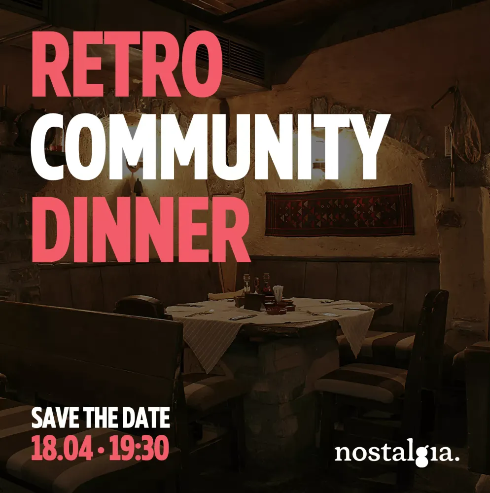retro community dinner